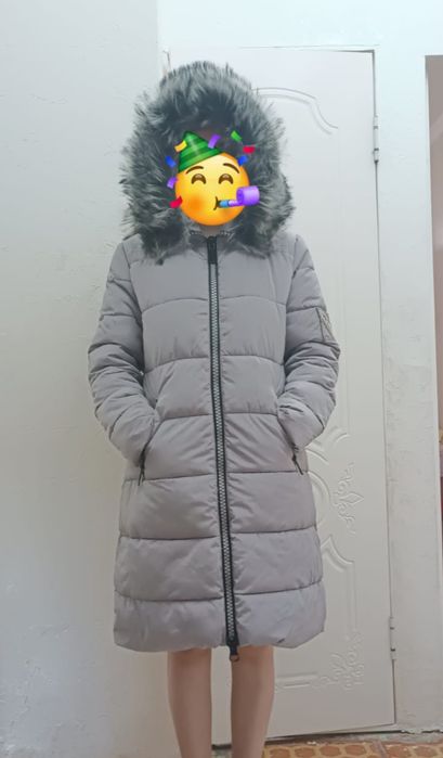 СРОЧНО ПРОДАМ куртку!!!Серый пуховик!!!
