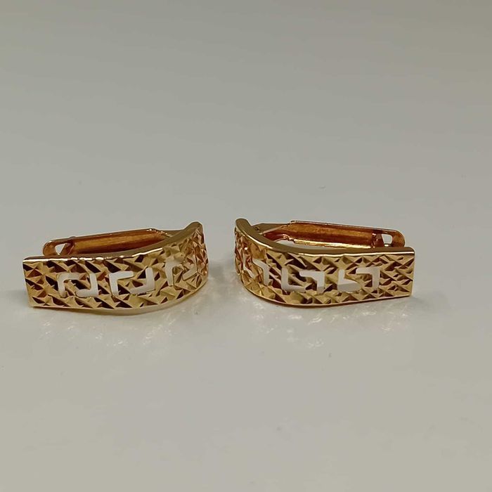 Cercei aur 14k 1.54g (ag49 Esplanada b.5875.1) 2 Ani Garantie