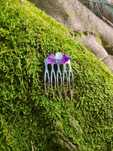 Accesorii de păr pieptăn cu cristale naturale