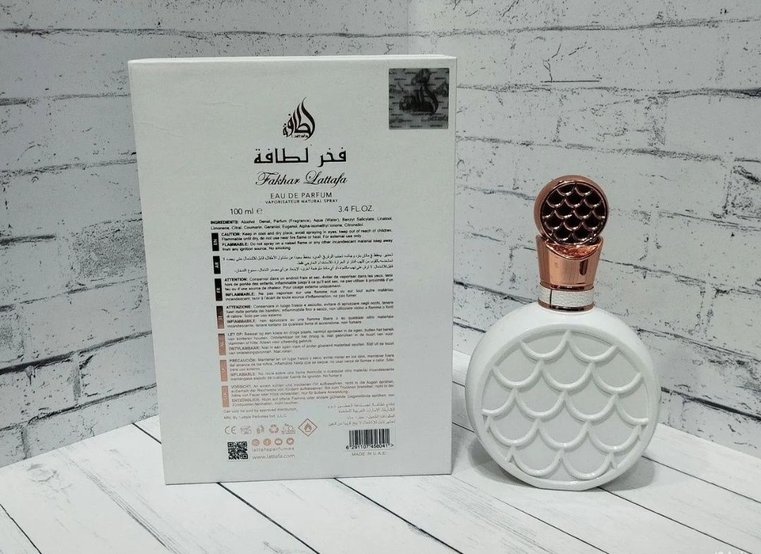 Lattafa Fakhar White. Оригинал