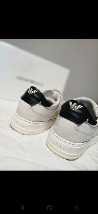 Adidași Emporio Armani albi – originali