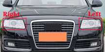 Комплект Стъкла / Капаци за фарове за Audi A6 C6 4F / Ауди А6 Ц6 4Ф