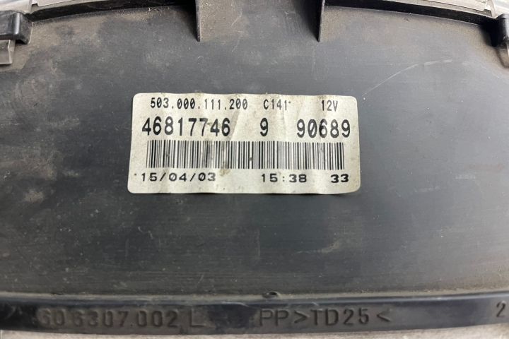 Ceas de Bord 46817746 / 990689 Fiat Doblo prima generatie