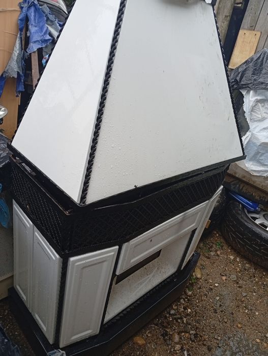 Convector pe gaz la coșul de fum