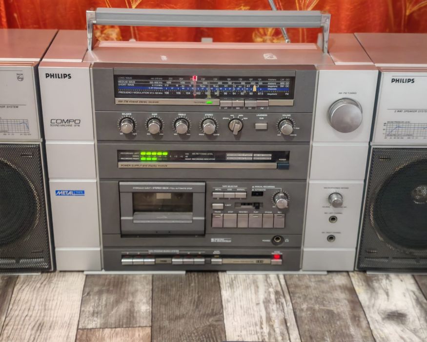 Radio casetofon vintage Philips sound machine 8718