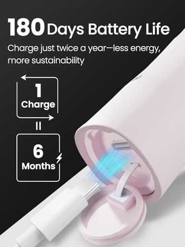 Нова Sonic електрическа четка за зъби 48k VPM 180 дни батерия 5 режима