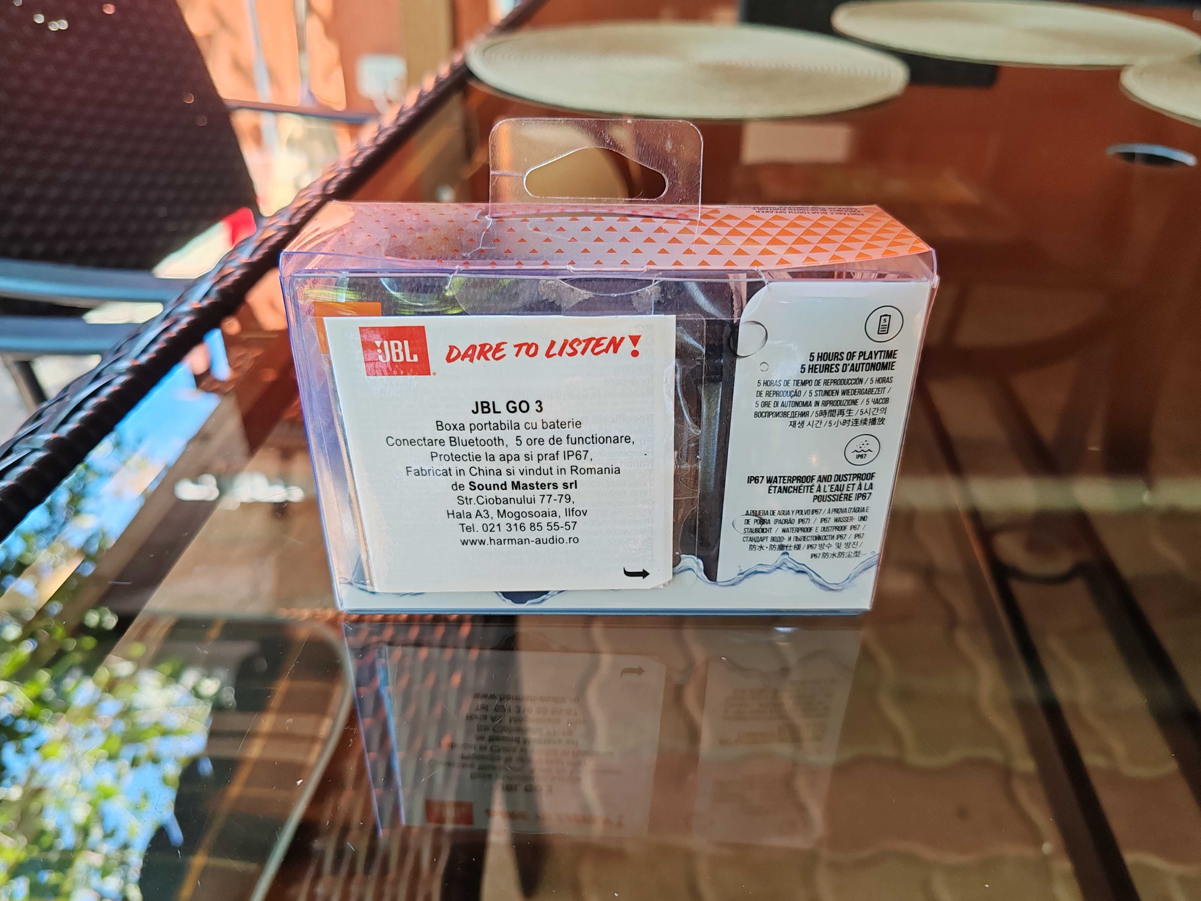 Boxa portabila JBL GO 3