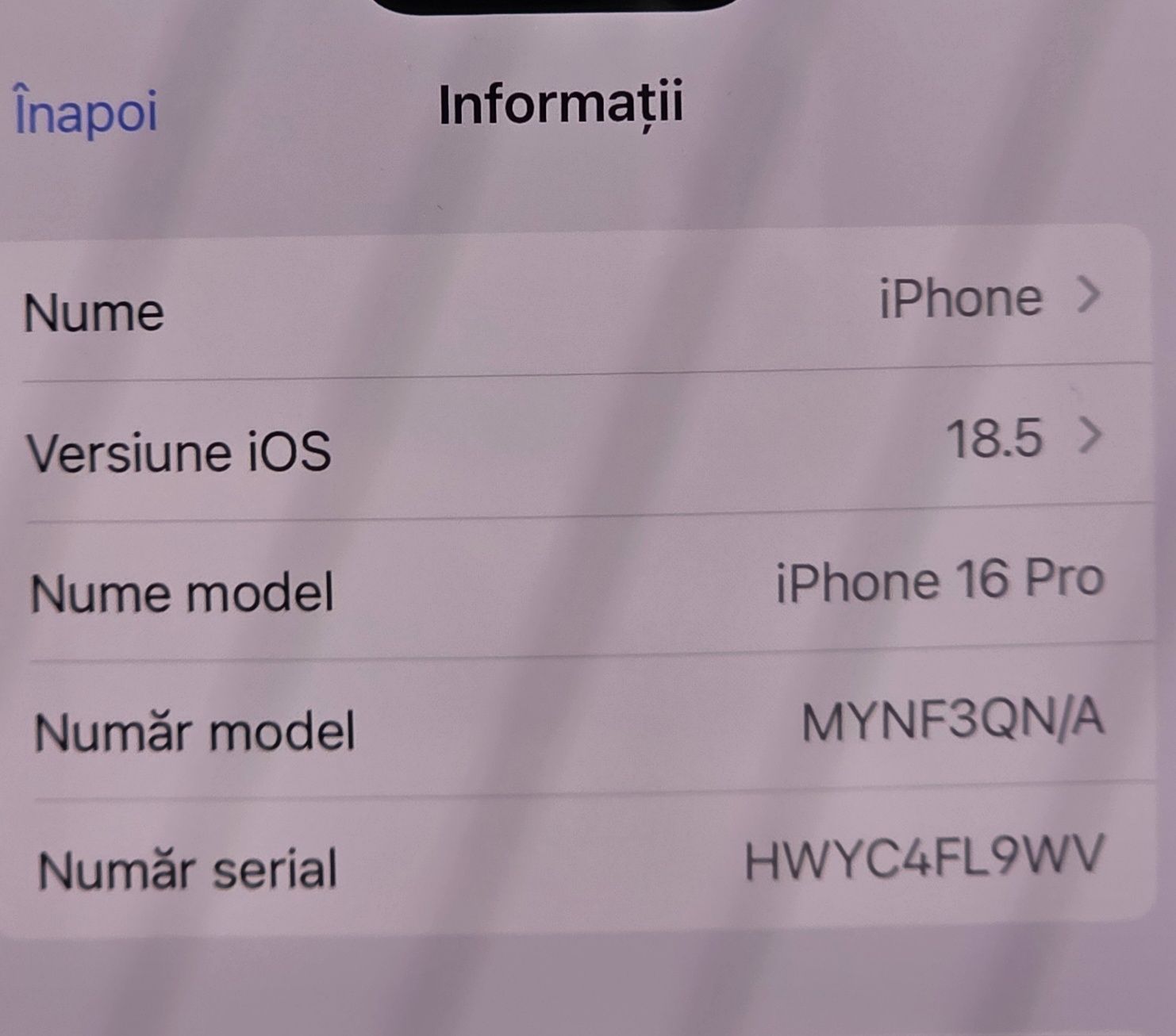 Iphone 16 pro, 128gb, desert Titanium, liber de retea, IREPROSABIL