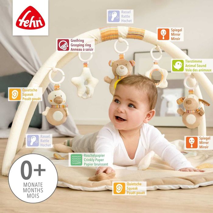 Covoras educational, Fehn, 80 x 105 cm, Multicolor