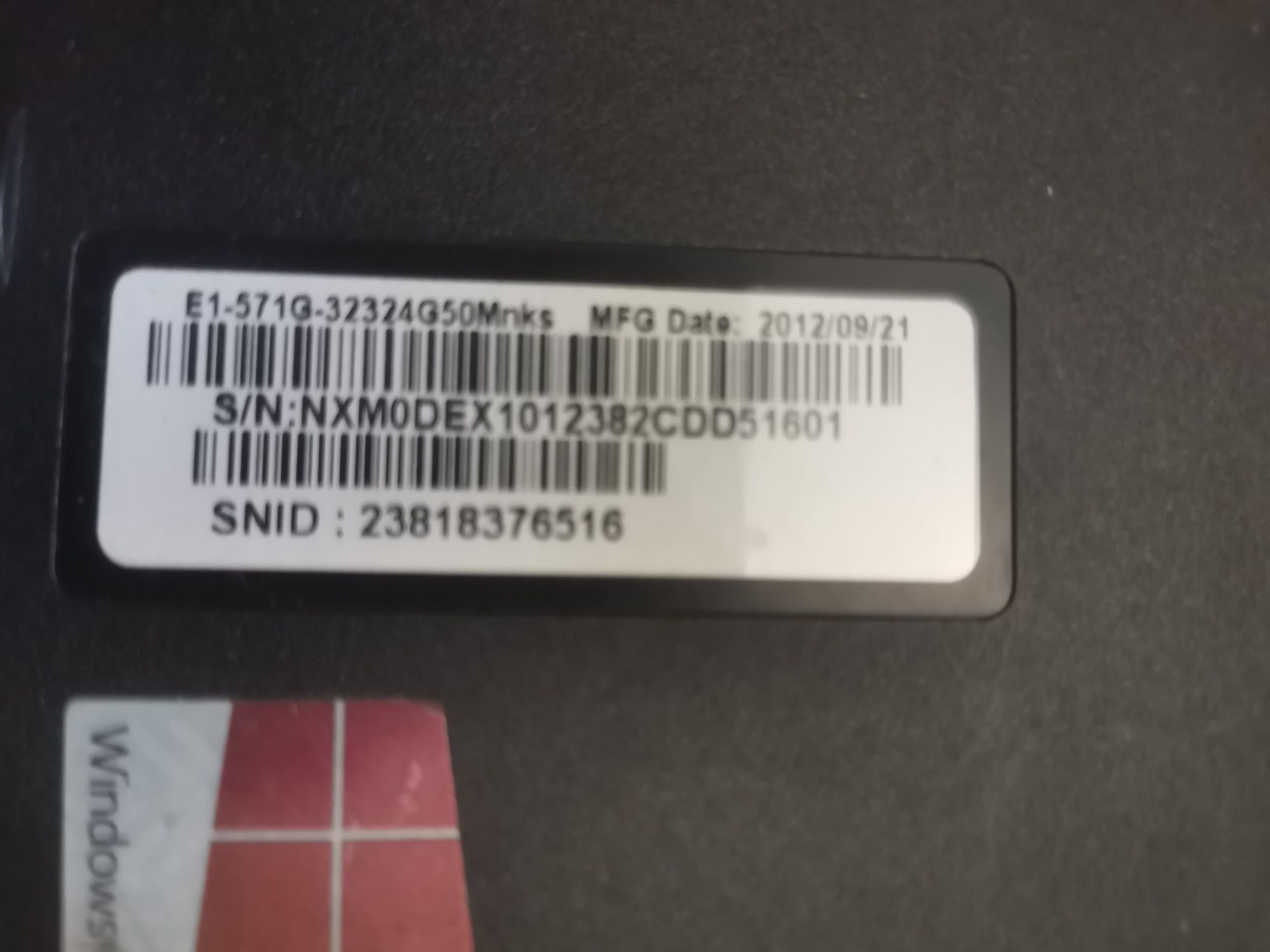 Acer aspire laptop