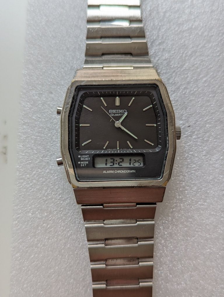 Ceas vintage seiko two time zone