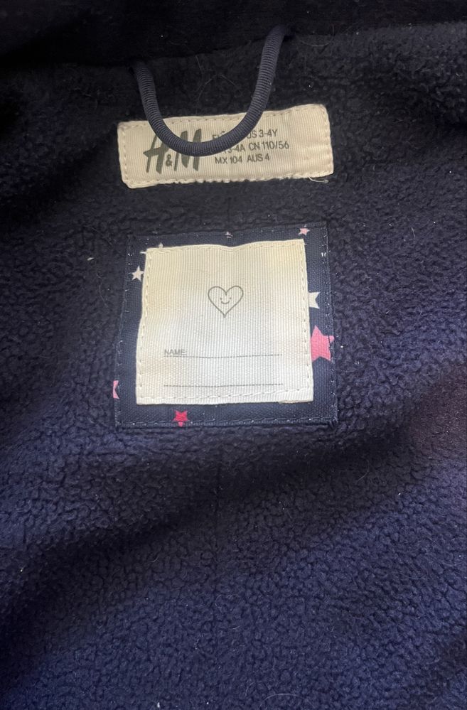 Топло яке h&m 104/110