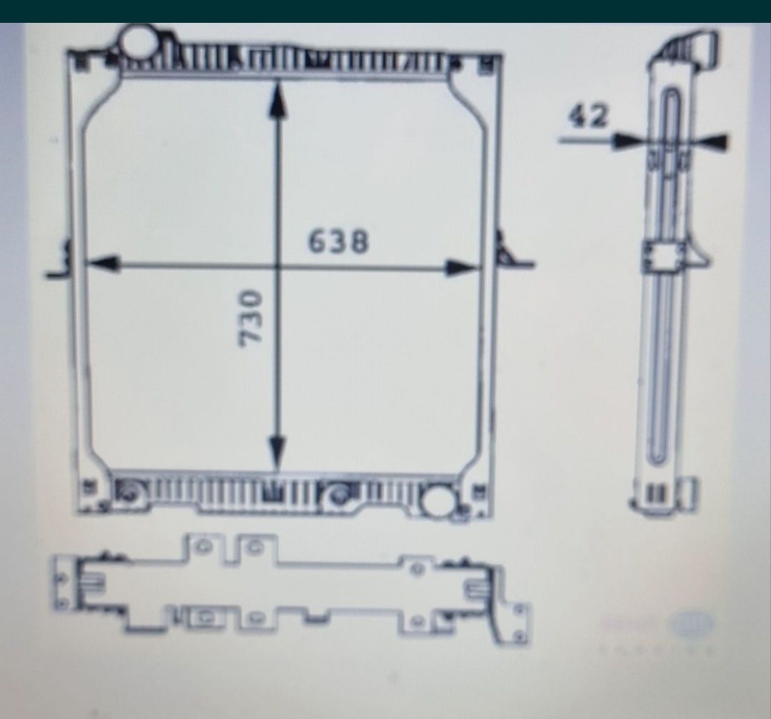 Радиатор основной мерседес