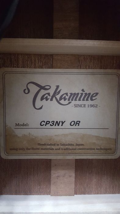 Takamine CP3NY гитара Япония