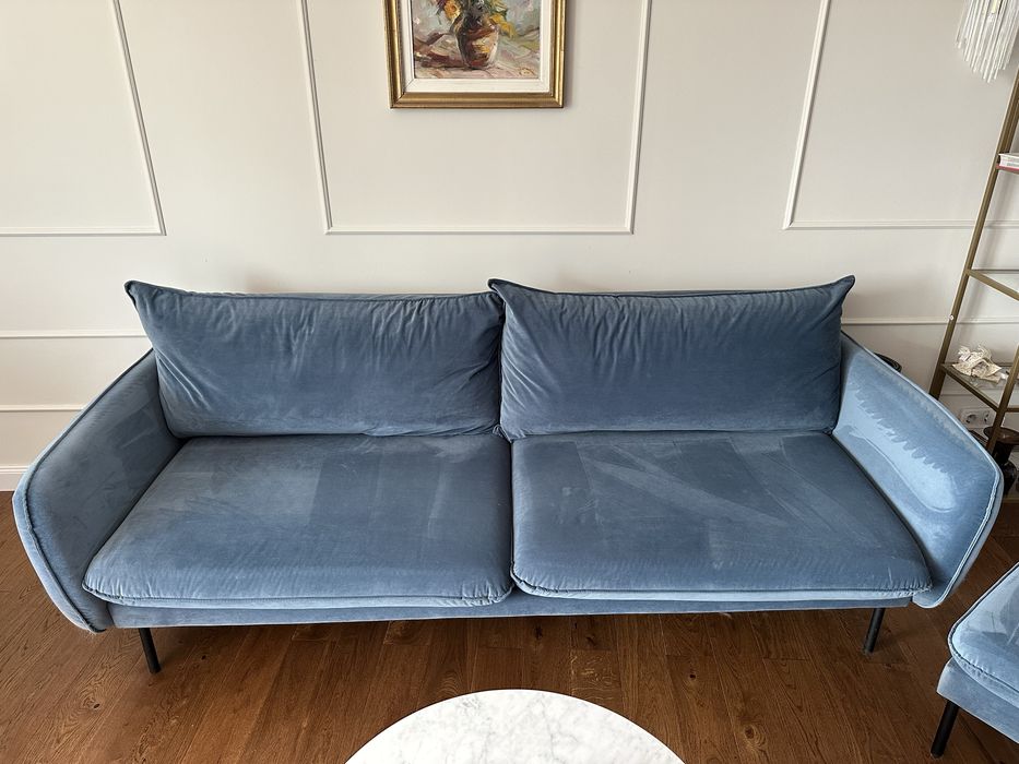 Set canapea, fotoliu si taburet