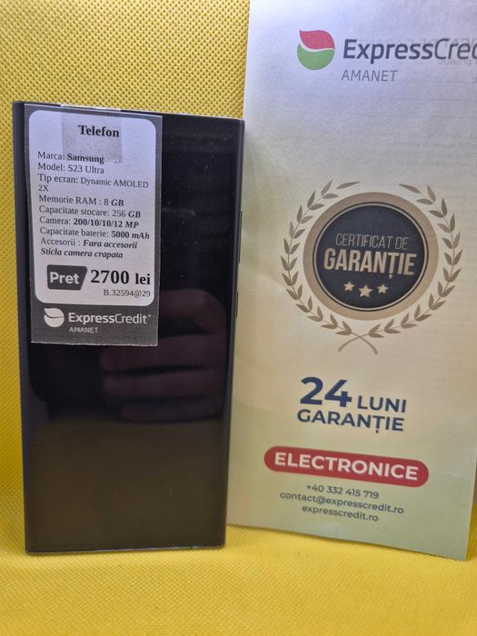 Telefon Samsung S23 Ultra (Ag29 Siraj b.32594) Garantie 2 ani