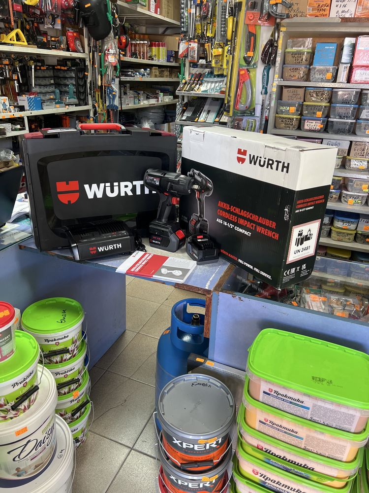 Гайковерт Wurth ASS 18v-1/2 compact 5Аh M-CUBE