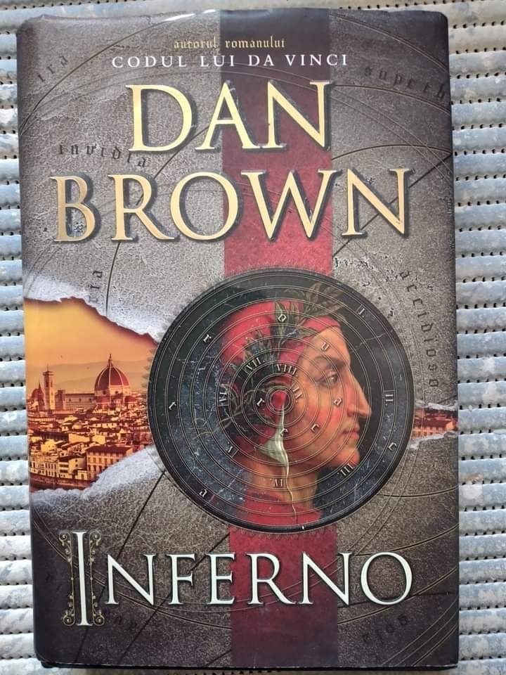 30 lei Cartea INFERNO , de Dan Brown, autorul romanului Codul lui Da V