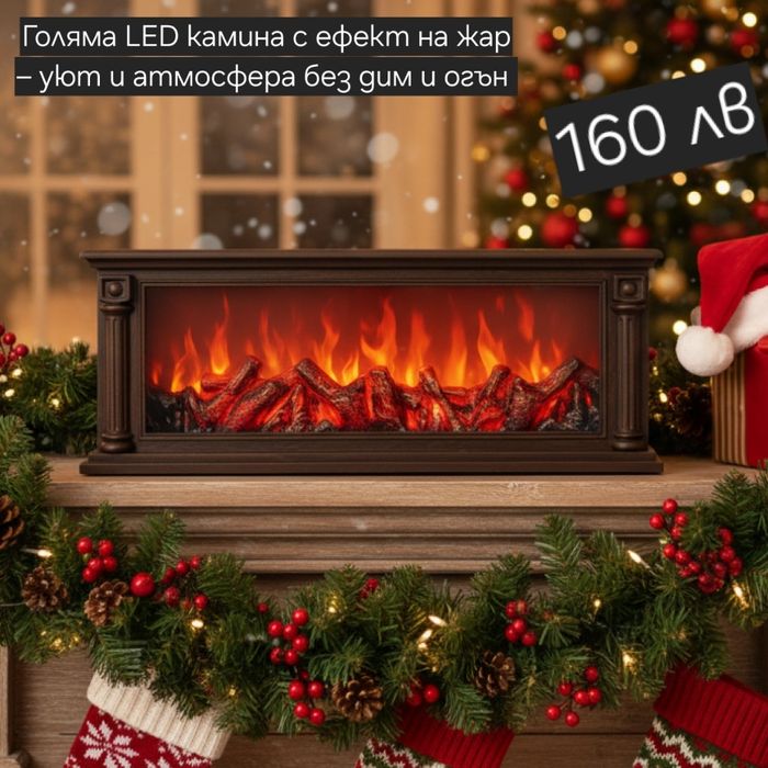 Голяма Лед Камина