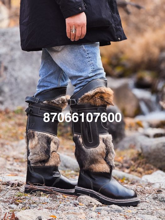 Монголский  Унты Тундра Алтай натуральный кожа размер 38-45размер есть