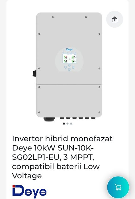 Invertor Hibrid  DEYE 10Kw