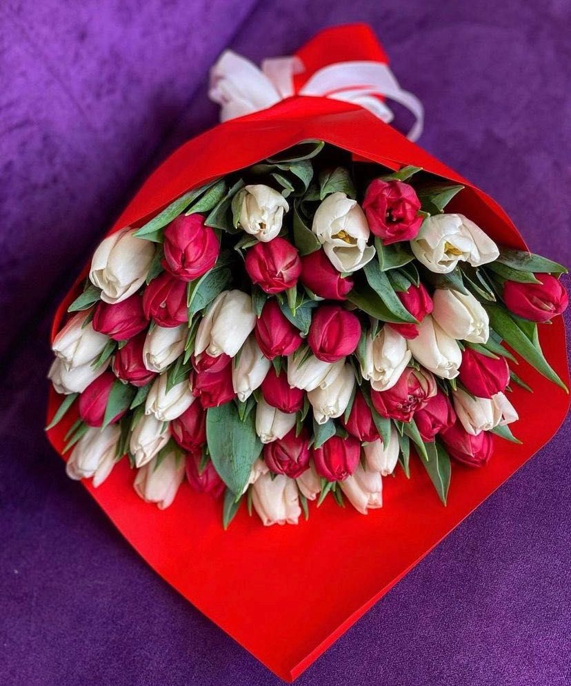 тюльпаны со склада розы букеты цветы