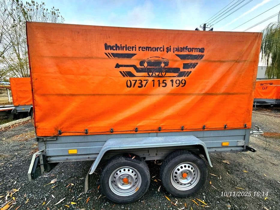 remorca 750 Rydwan remorci cu 1 sau 2 axe