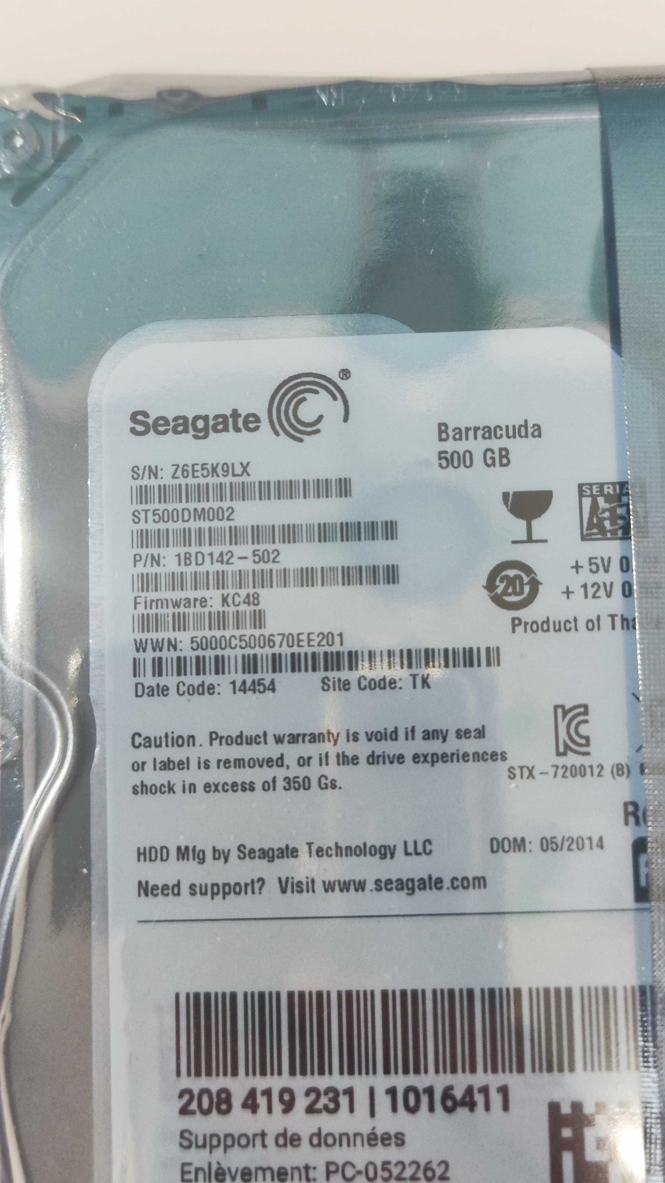 Seagate HDD 3.5 500GB - Твърди дискове / Хард диск за компютър