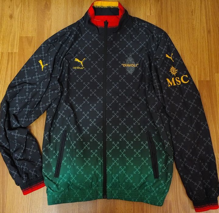 Geaca de vânt AC Milan x Off‑White x Puma – inspired, , L