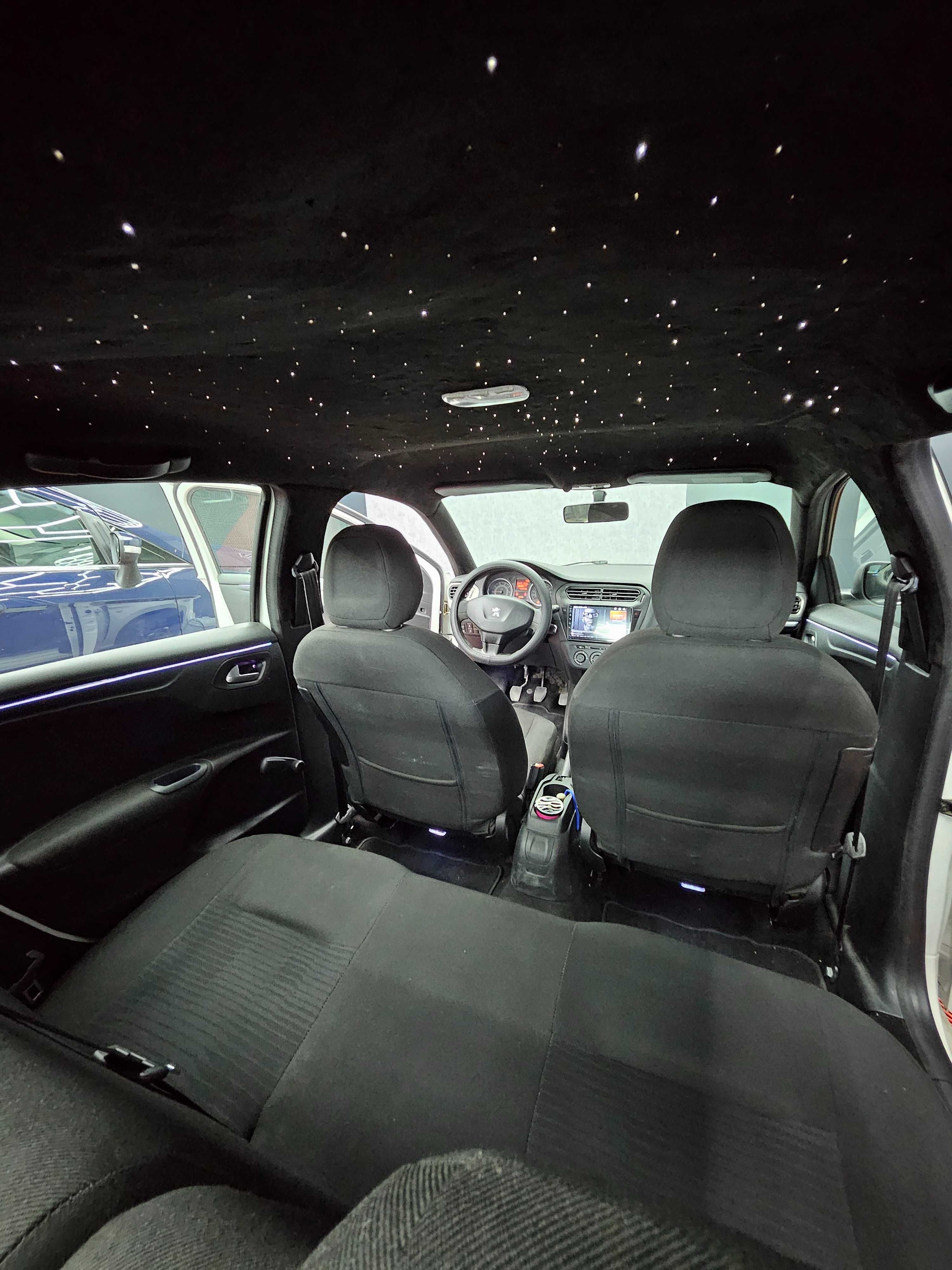 Material textil/alcantara retapitare Peugeot + kit plafon instelat