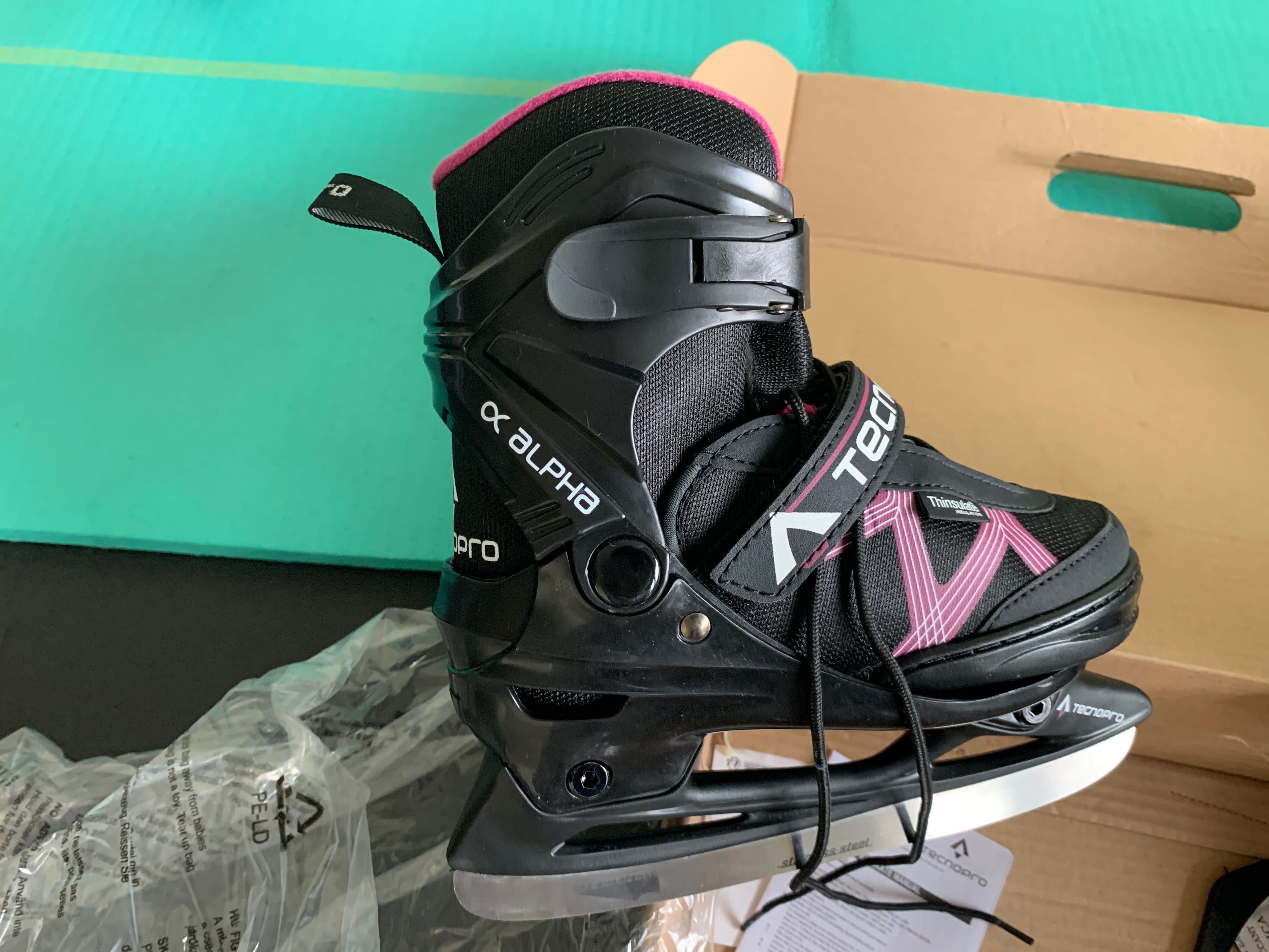 TECNOPRO Patine de gheata reglabile 26-32 ALPHA SOFT BOY 2.0 ICE SKATE