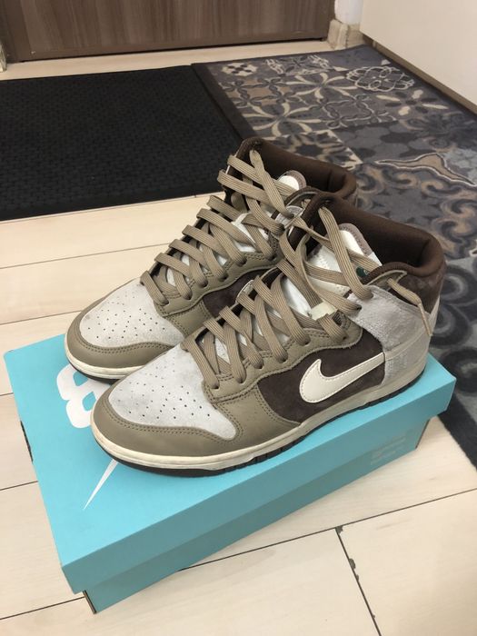 Nike Dunk High Light Chocolate
