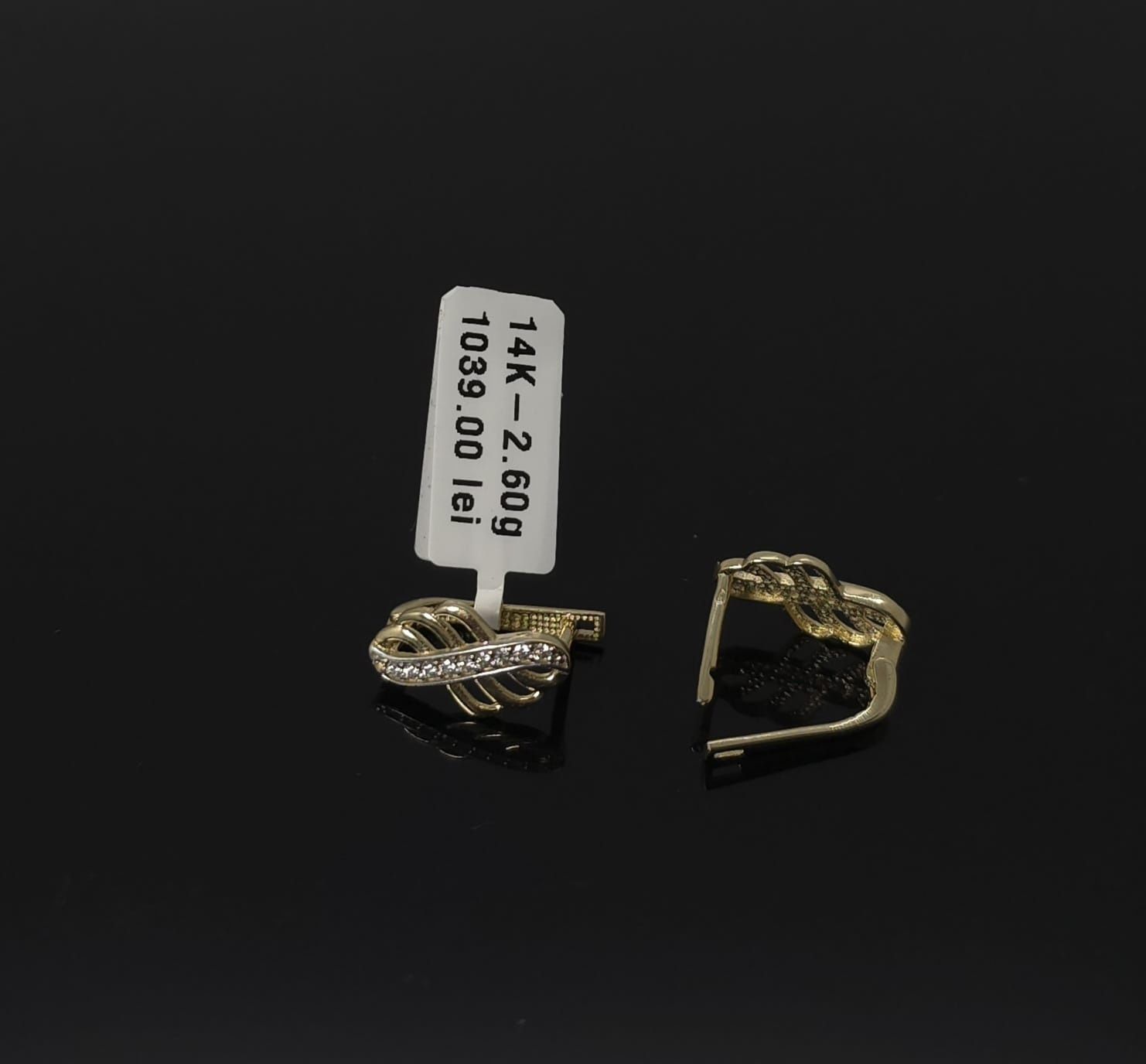 Cercei aur 14k 2.60gr