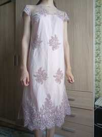 Платье розовое Lichi, размер XS