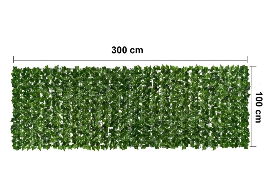 Gard artificial frunze iedera rola tip plasa 300 x 100 CM