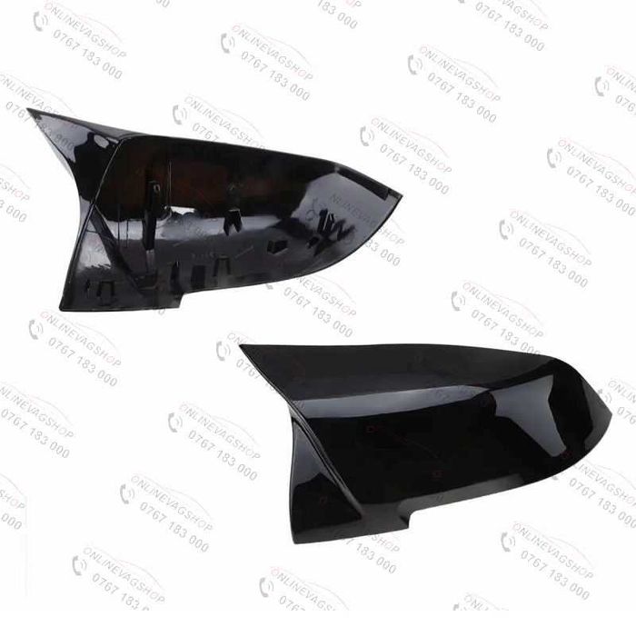 Capace oglinda negru lucios BMW F20,F22,F30,F34,F32,E84 Batman M Style