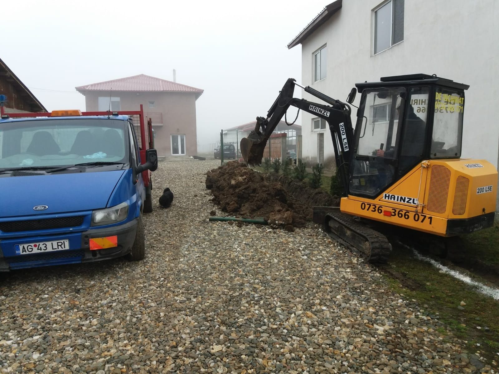 Miniexcavator, Bobcat,