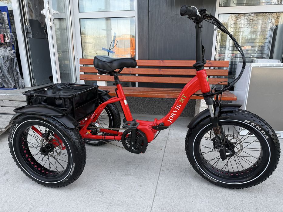 Електрическа Триколка Fat Tire Jorvik Mid Drive 20цола