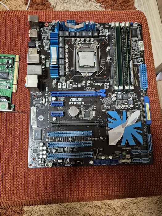 Kit placa de baza + procesor + 12 GB ram + shild + placa se rețea