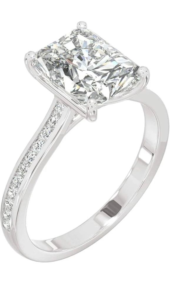 Inel moissanite 3 CT
