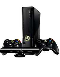 Приставка Xbox 360 Slim 250Gb+Сенсор Kinect+2 джойст+5 игр+HDMI кабель