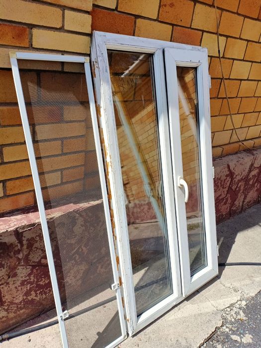 Окно 145*77см с форточкой