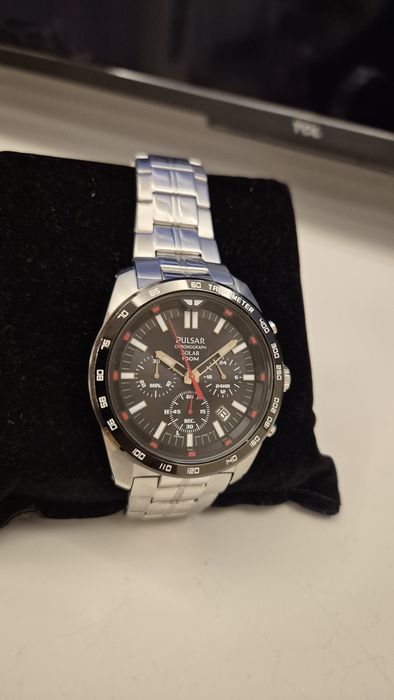 Ceas Pulsar solar cronograf dimensiune 46mm