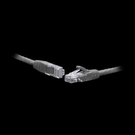 Коммутационный шнур UTP cat.5e 0,5 м серый