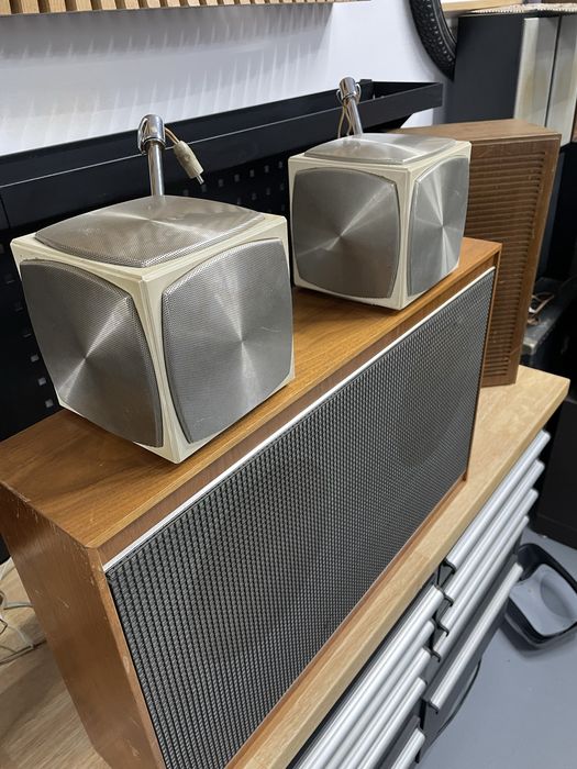 Vand / schimb boxe vintage grundig audiorama 700 si subwoofer hifi duo
