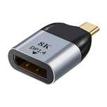 Adaptor convertor USB-C 3.1 tata la Displayport 1.4 mama, suporta 8K