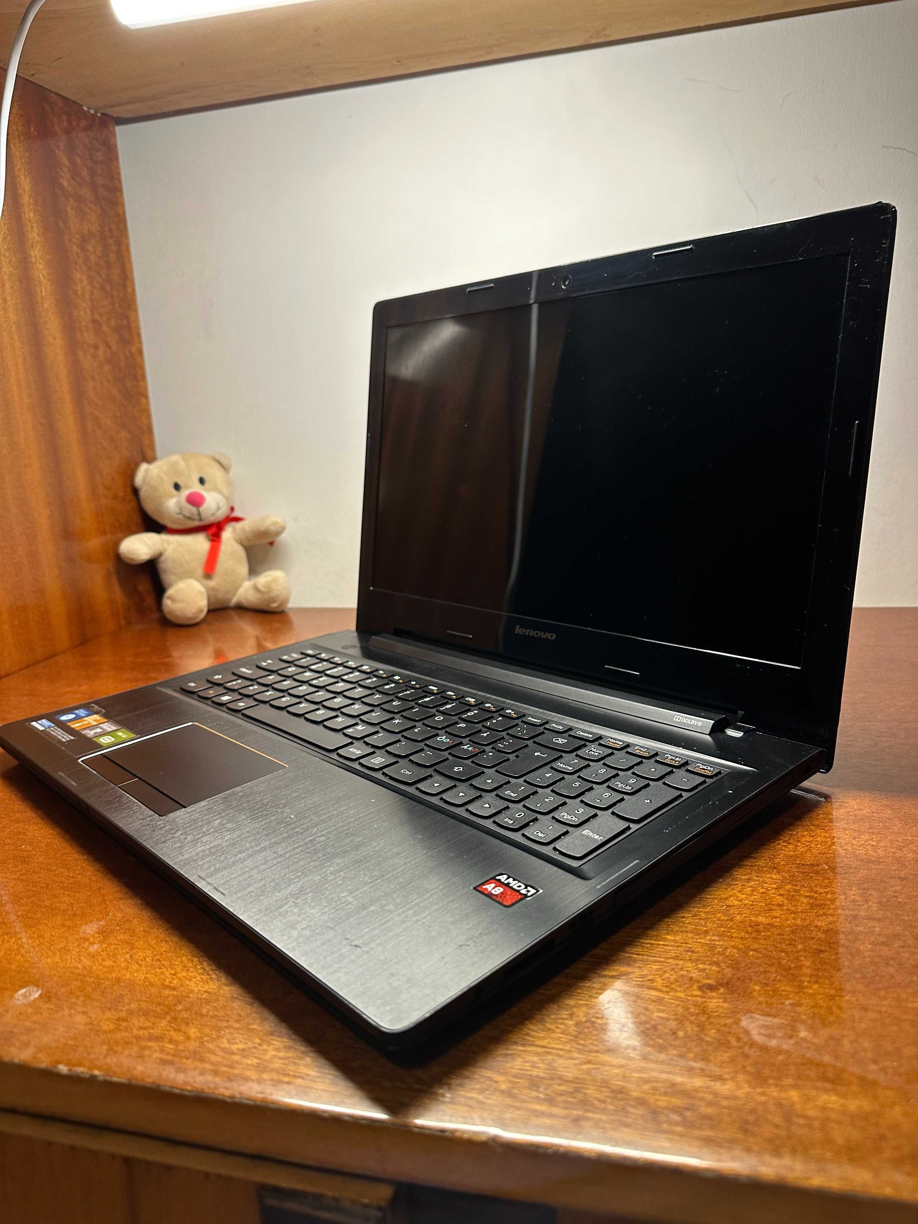 laptop lenovo z50, amd a8 gen 7, ram 8 gb, ssd 120 gb