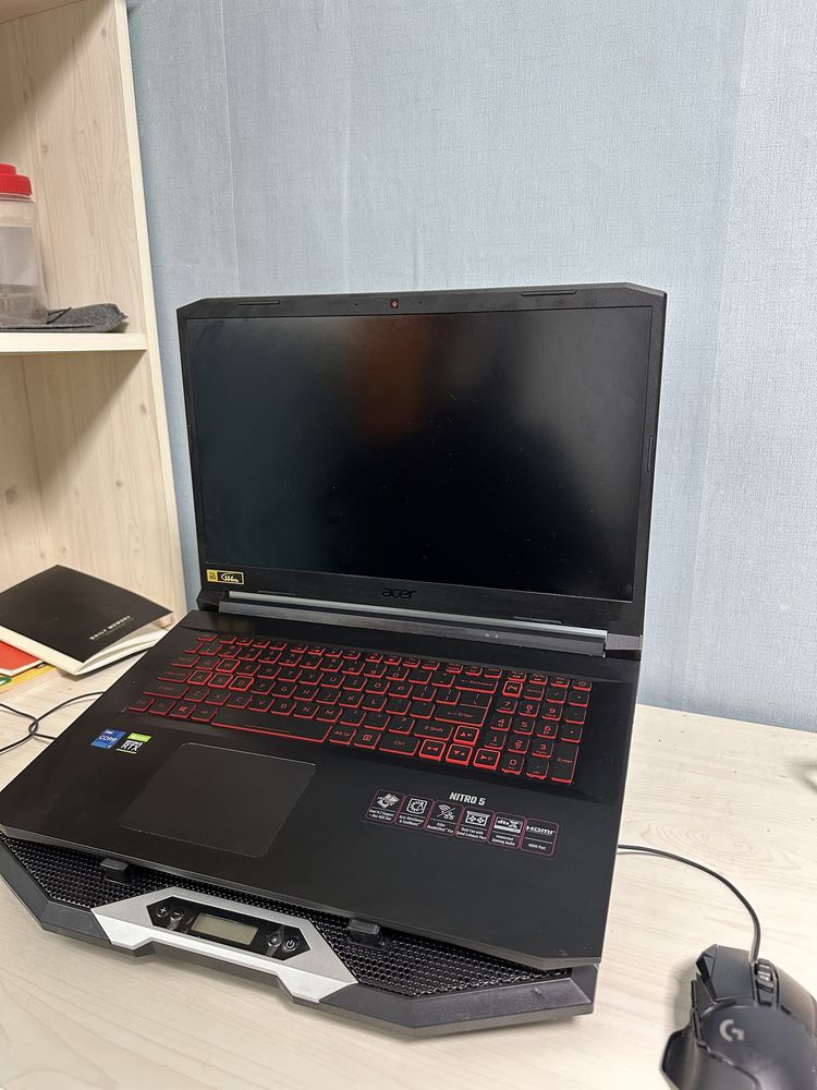 Acer Nitro 5, Игровой ноутбук, mishka logitech G hero502 в подарок