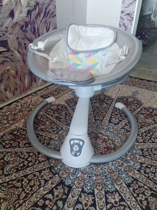 Электронный шезлонг детский до года