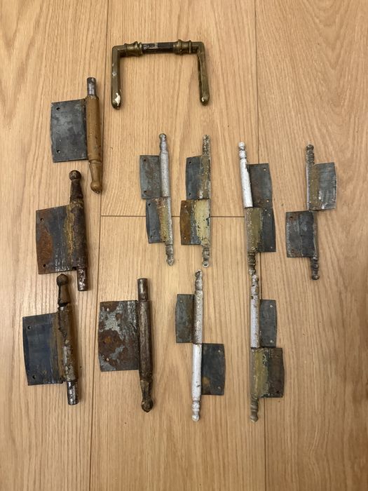 Balamale vechi vintage + clanta alama bronz